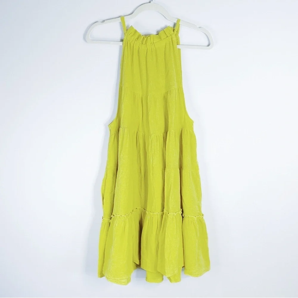 NWT Free People - Yellow Trapeze Dress